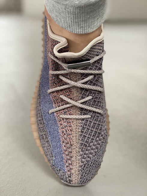 Yeezy Laces 3M Reflective Rope Laces V2 - Faded Brown Laces for Yeezy Boost 350 V2 Fade